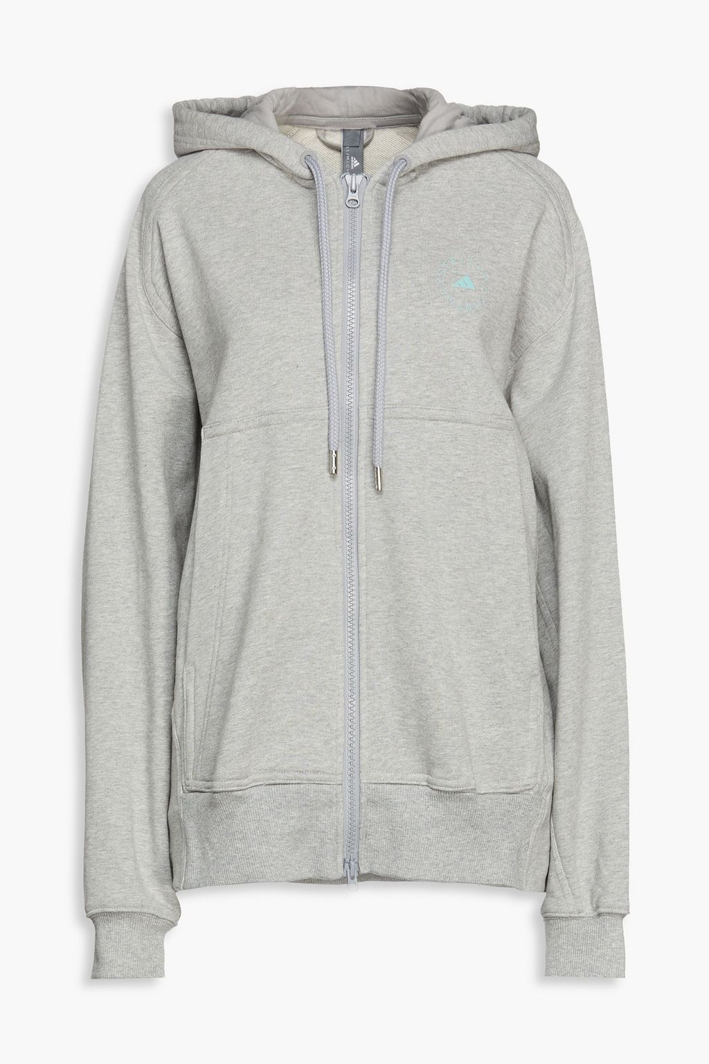 ADIDAS BY STELLA MCCARTNEY French cotton-terry hoodie | Sale up to off | THE OUTNET