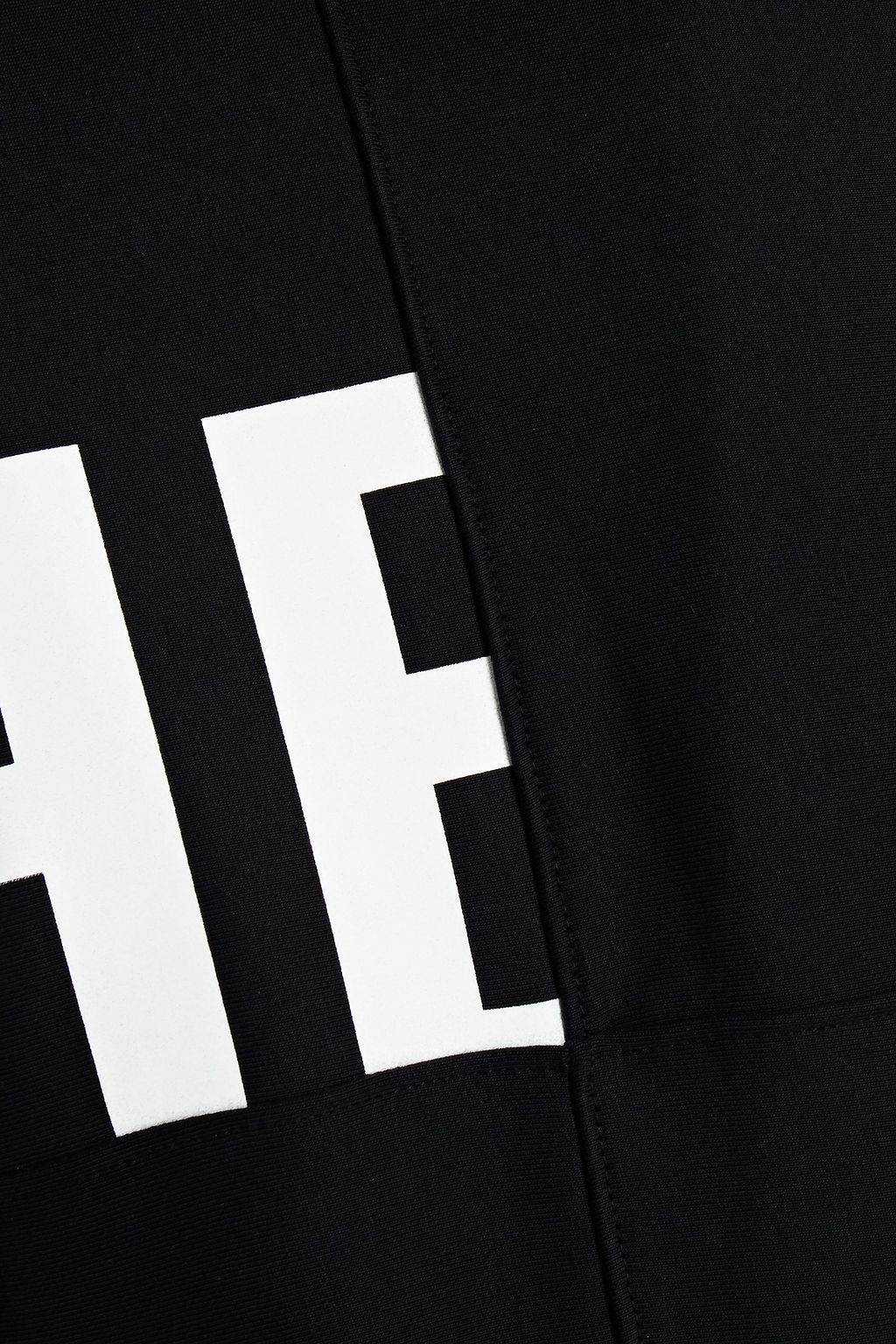 HELMUT LANG Logo-print French cotton-terry hoodie
