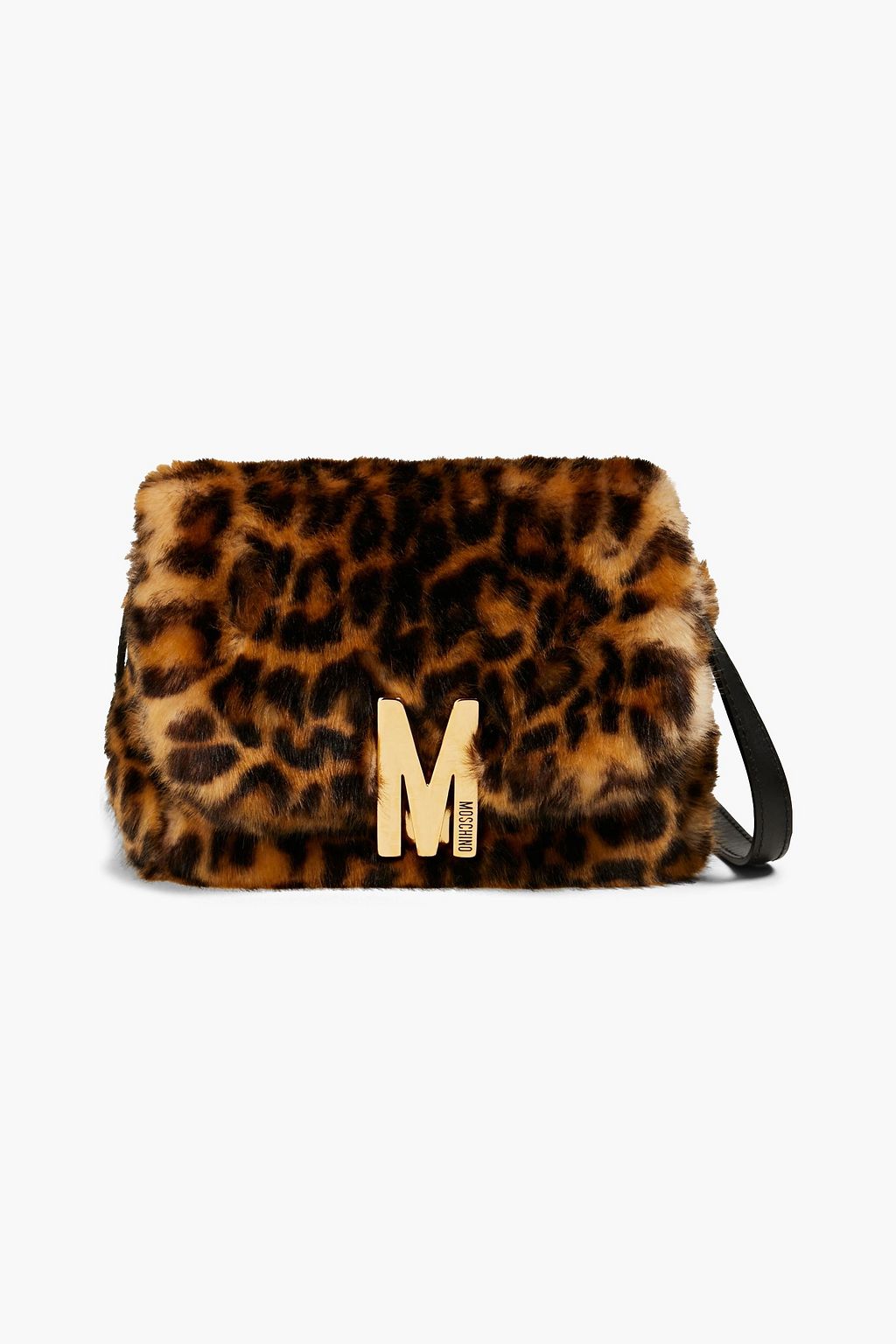 moschino faux fur bag
