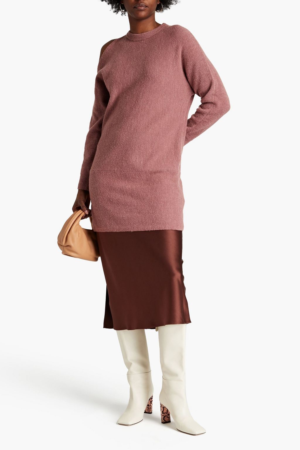 MICHELLE MASON Cutout knitted sweater