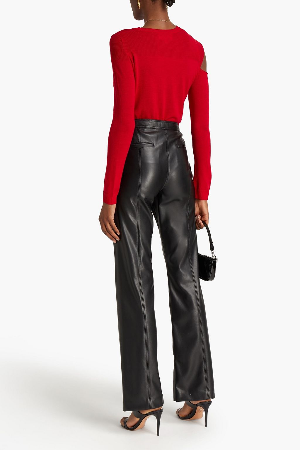 MICHELLE MASON Cutout merino wool sweater