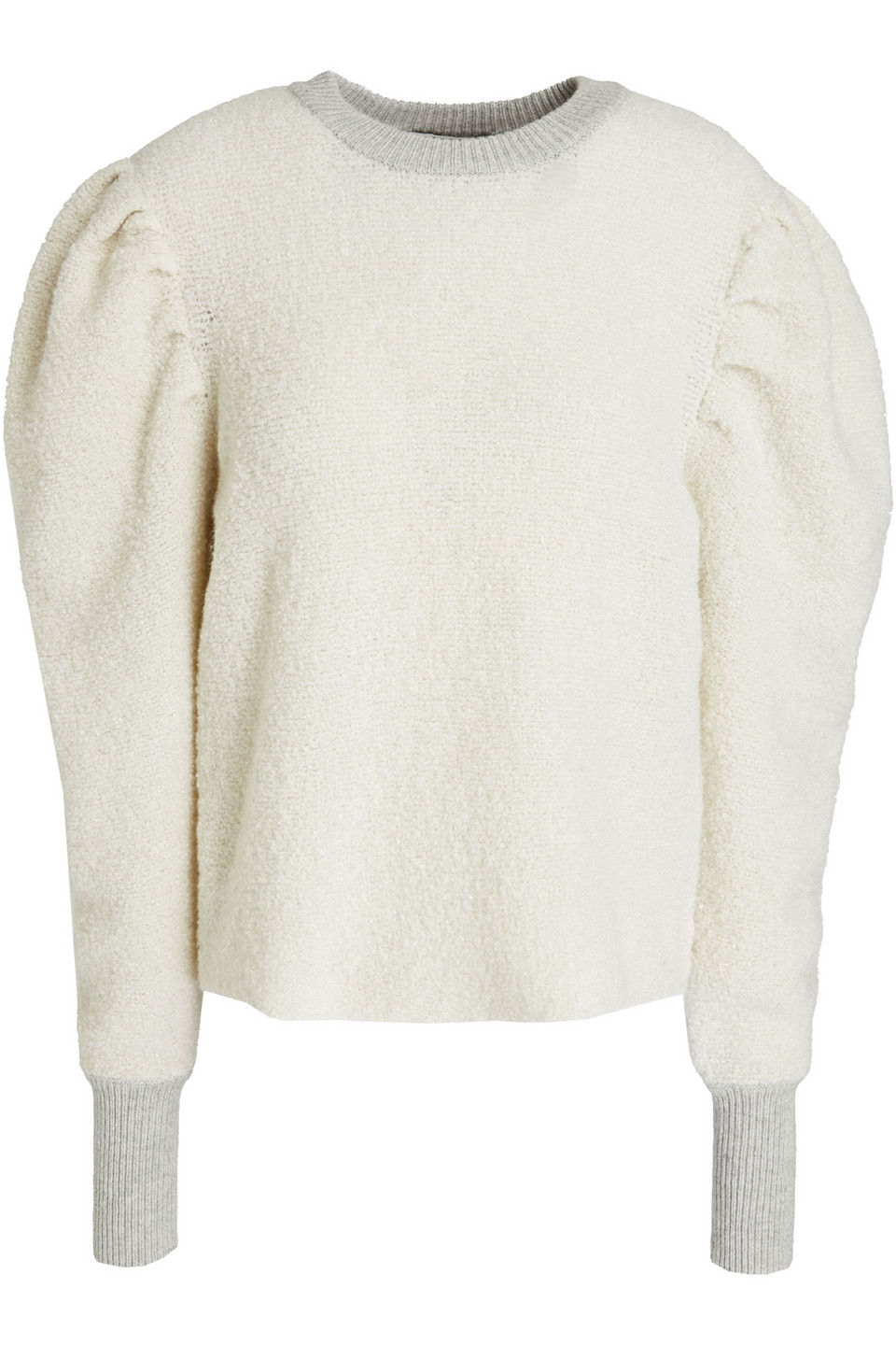 Autumn Cashmere Bouclé-knit merino wool-blend sweater