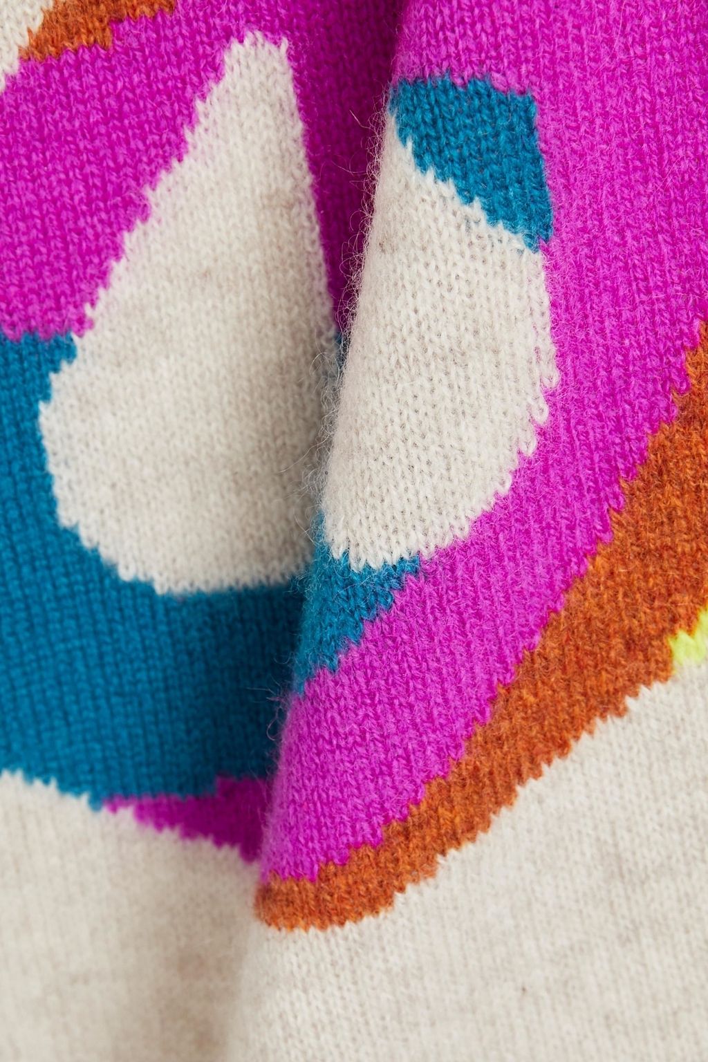 AUTUMN CASHMERE Intarsia cashmere sweater