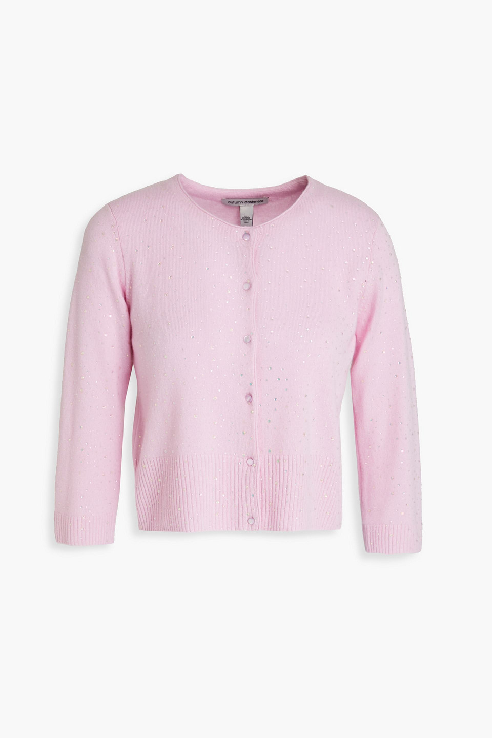 Autumn Cashmere Crystal-embellished cashmere cardigan