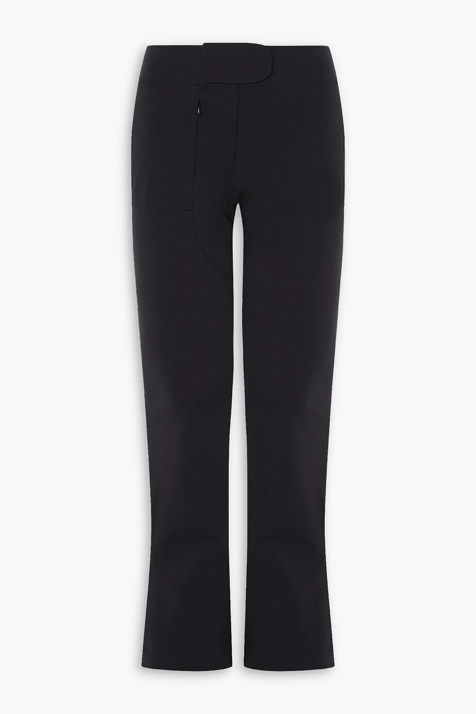 Conner Ives Stretch-jersey Flared Trousers In Black