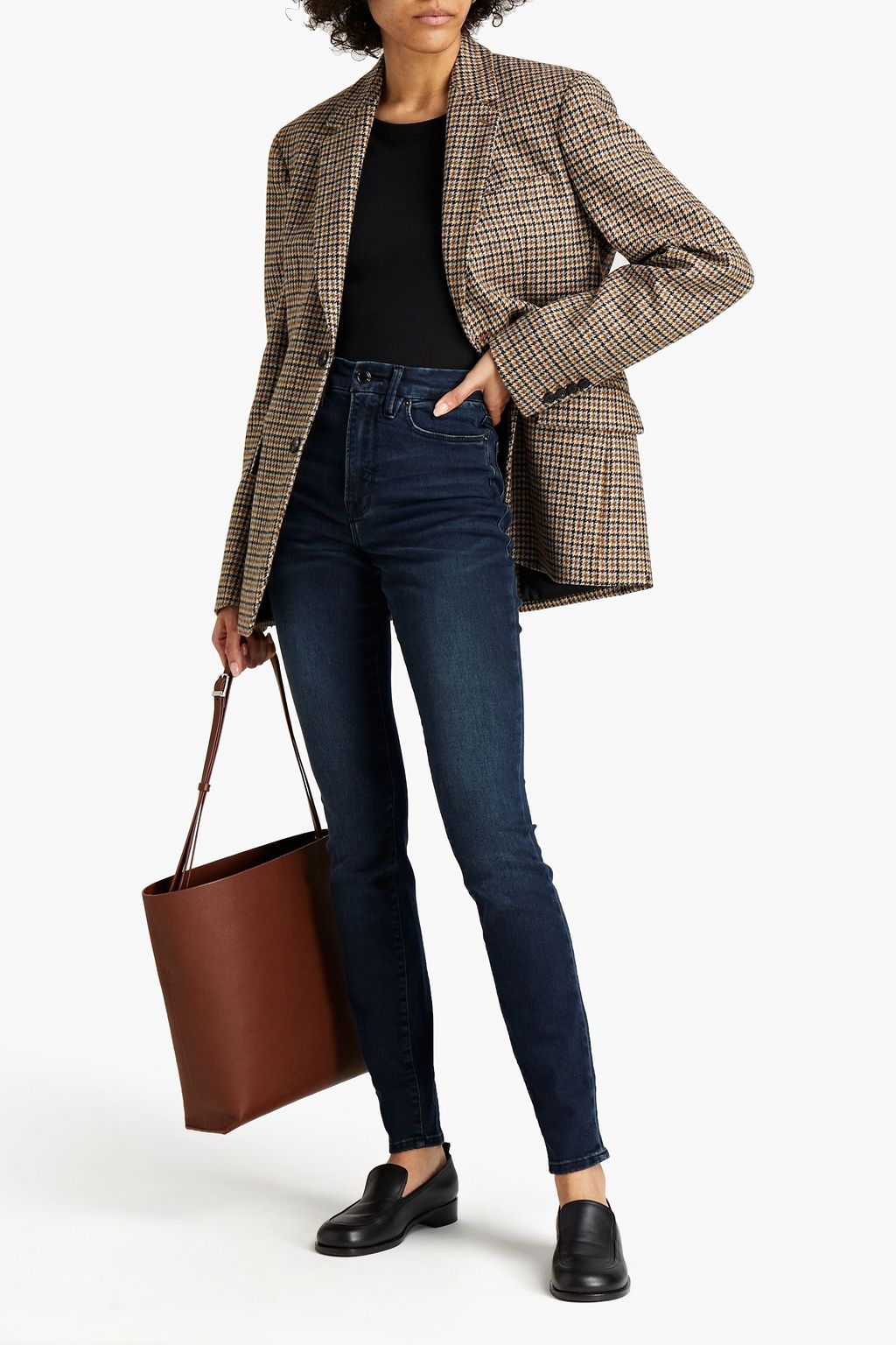 GOOD AMERICAN Good Waist 하이라이즈 스키니 진