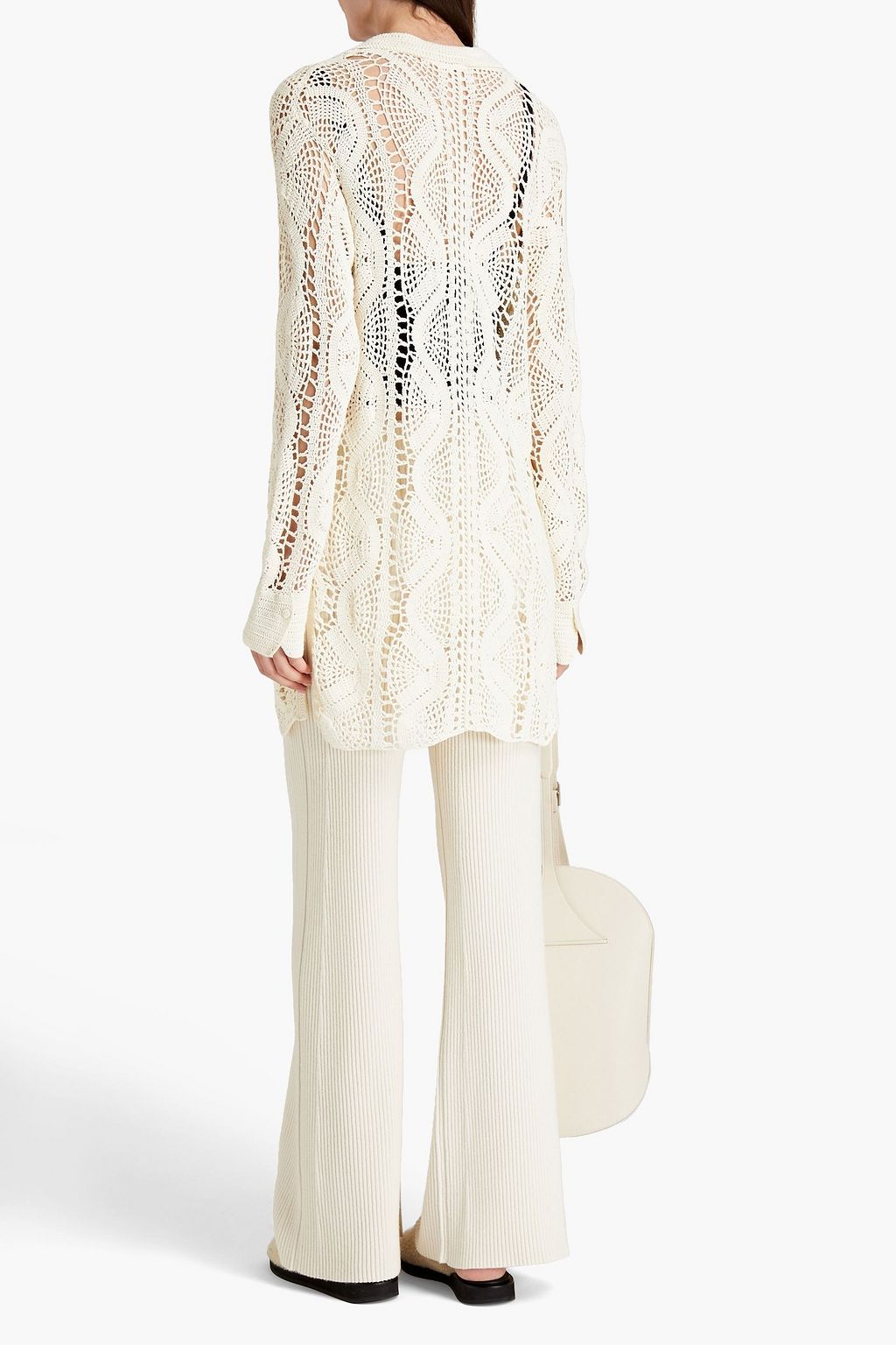 HELMUT LANG Crocheted shirt