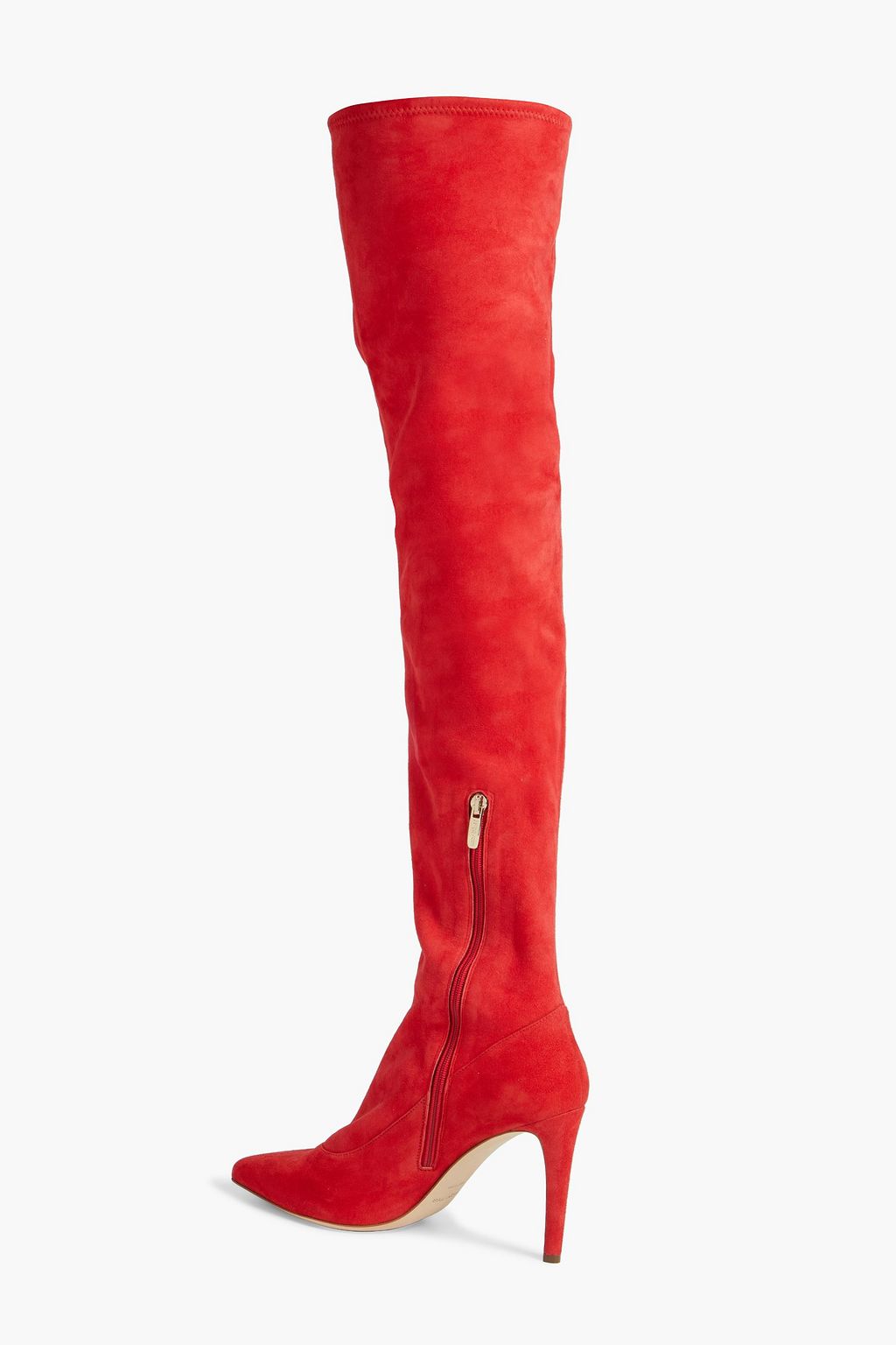 SERGIO ROSSI Stretch-suede over-the-knee boots