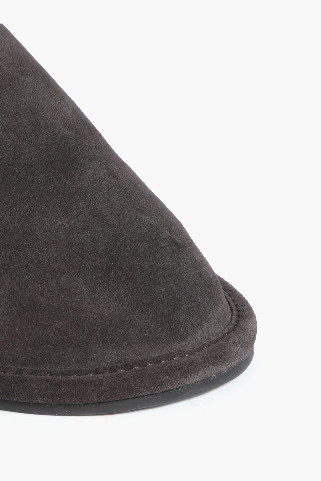 VINCE. Hampton shearling-lined suede slippers