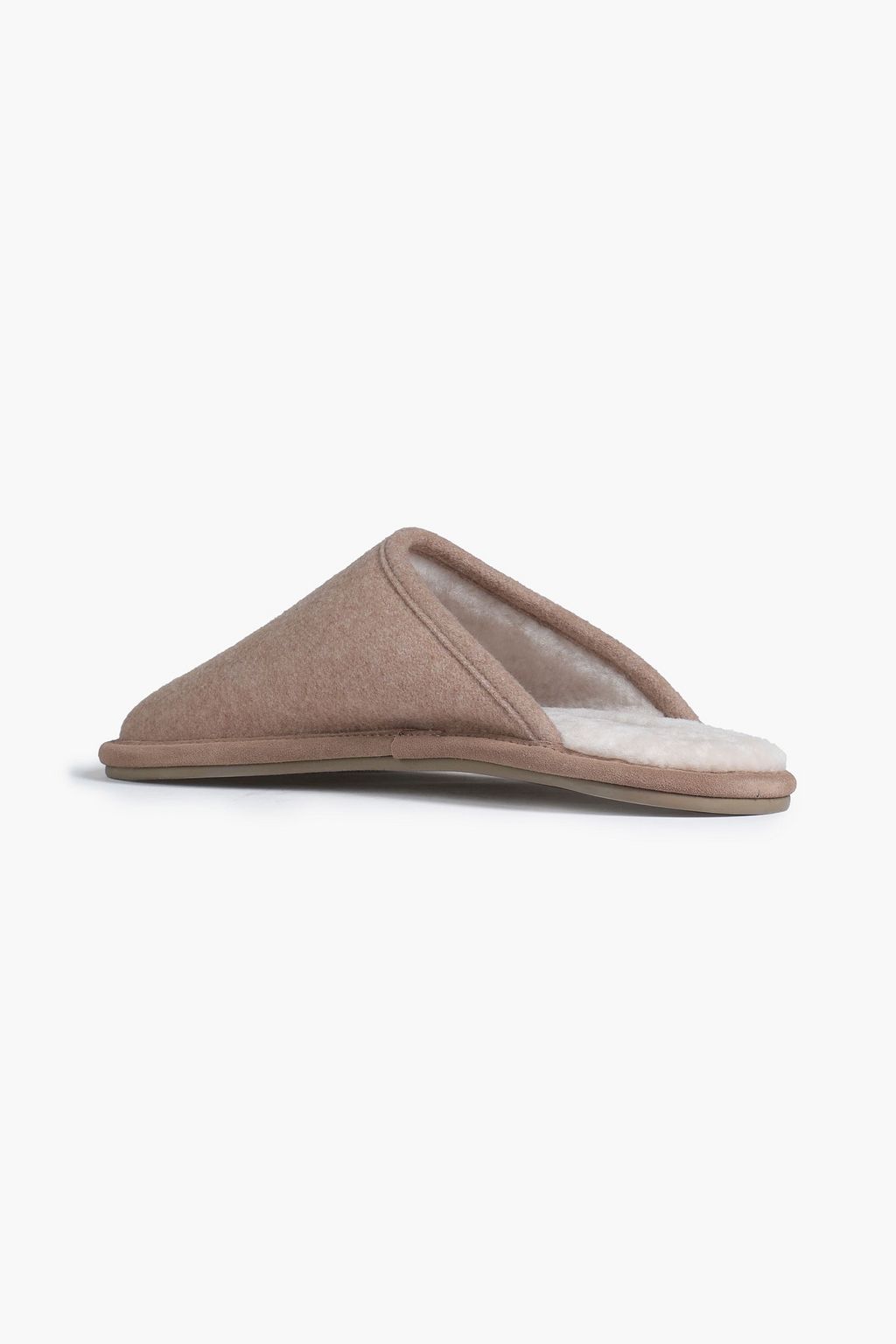 VINCE. Hampton shearling-lined felt slippers
