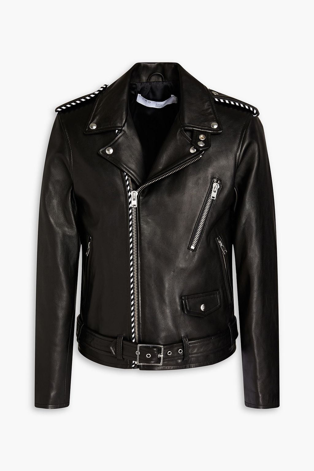 Headon leather biker jacket