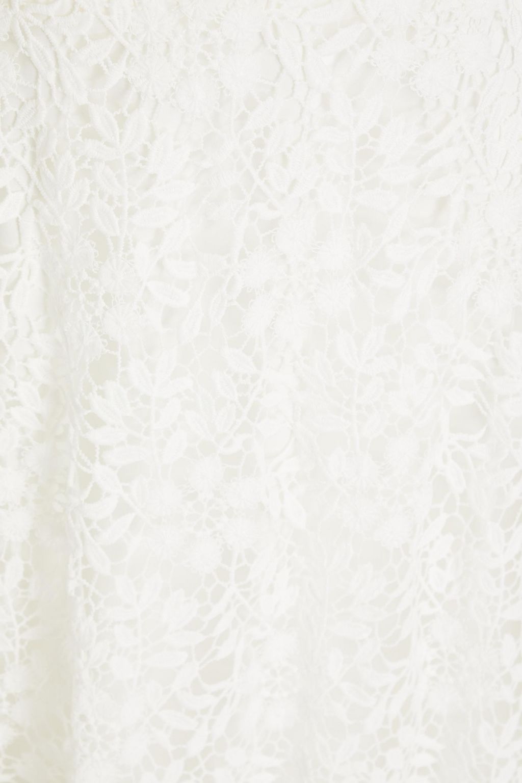 THEIA Sasha off-the-shoulder guipure lace bridal gown