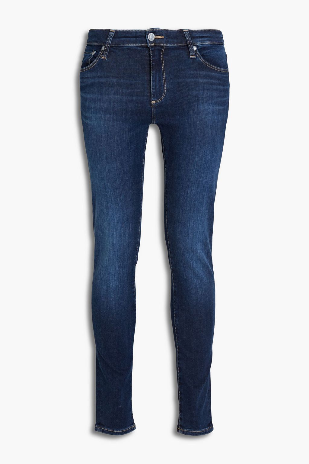 Mid denim Farrah faded high-rise skinny 