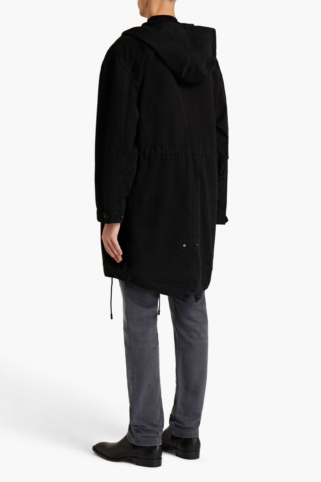 IRO Cotton-gabardine hooded parka