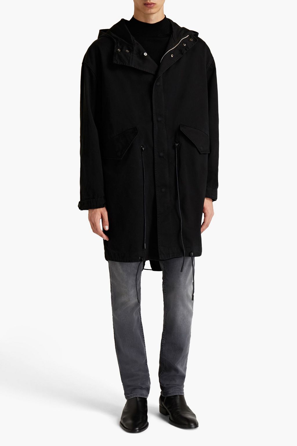 IRO Cotton-gabardine hooded parka