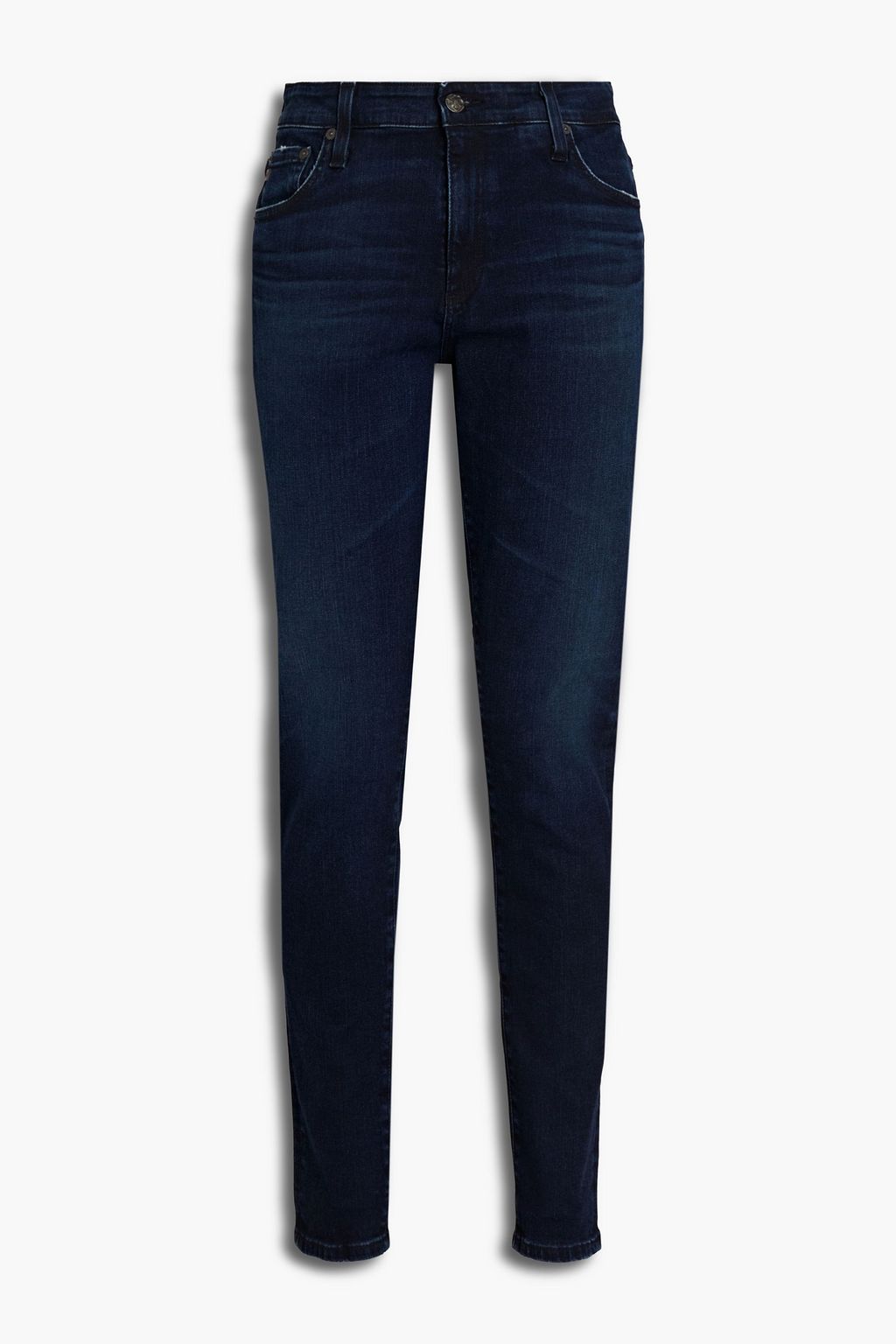 Dark denim High-rise skinny jeans 