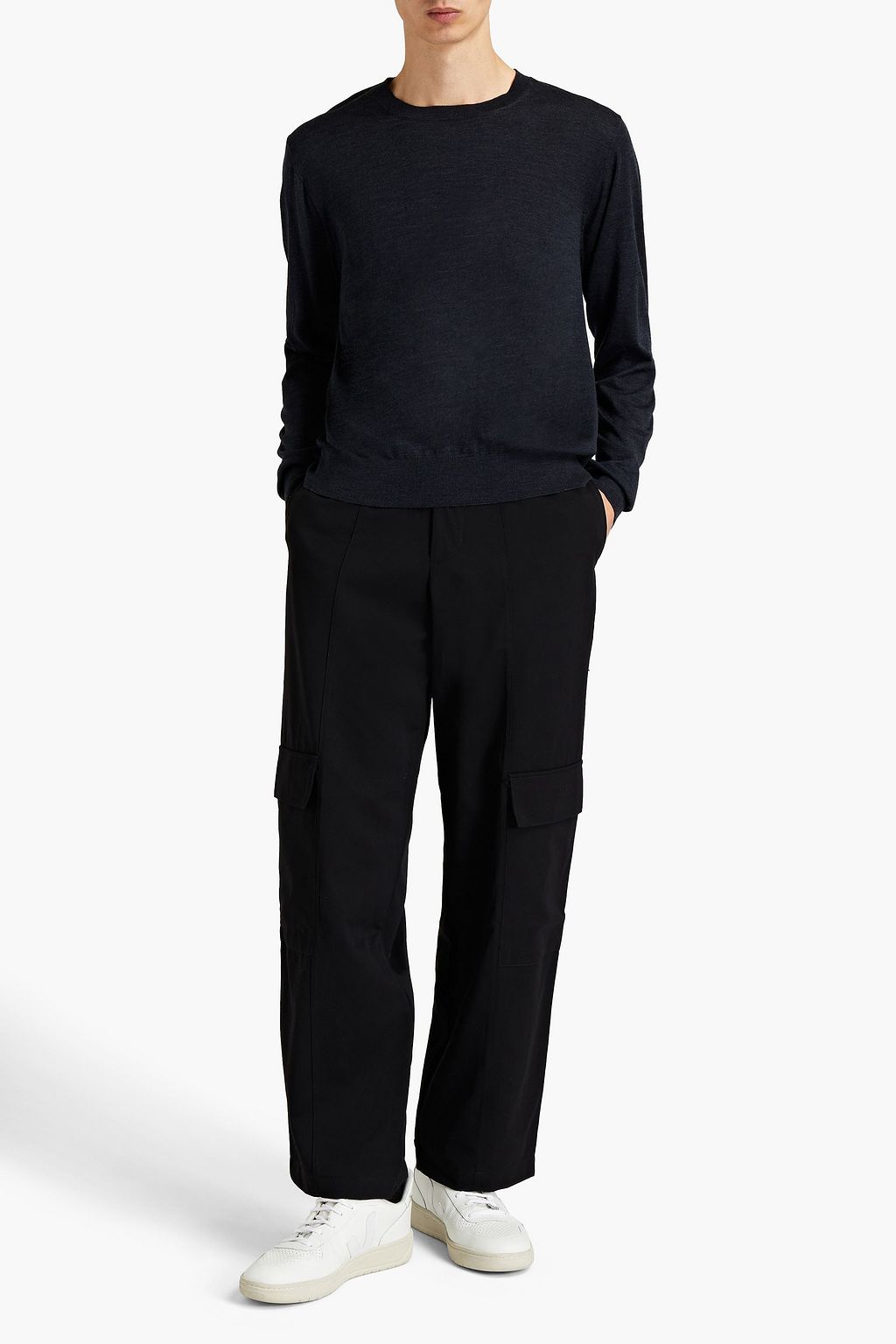 IRO Arno mélange merino wool sweater
