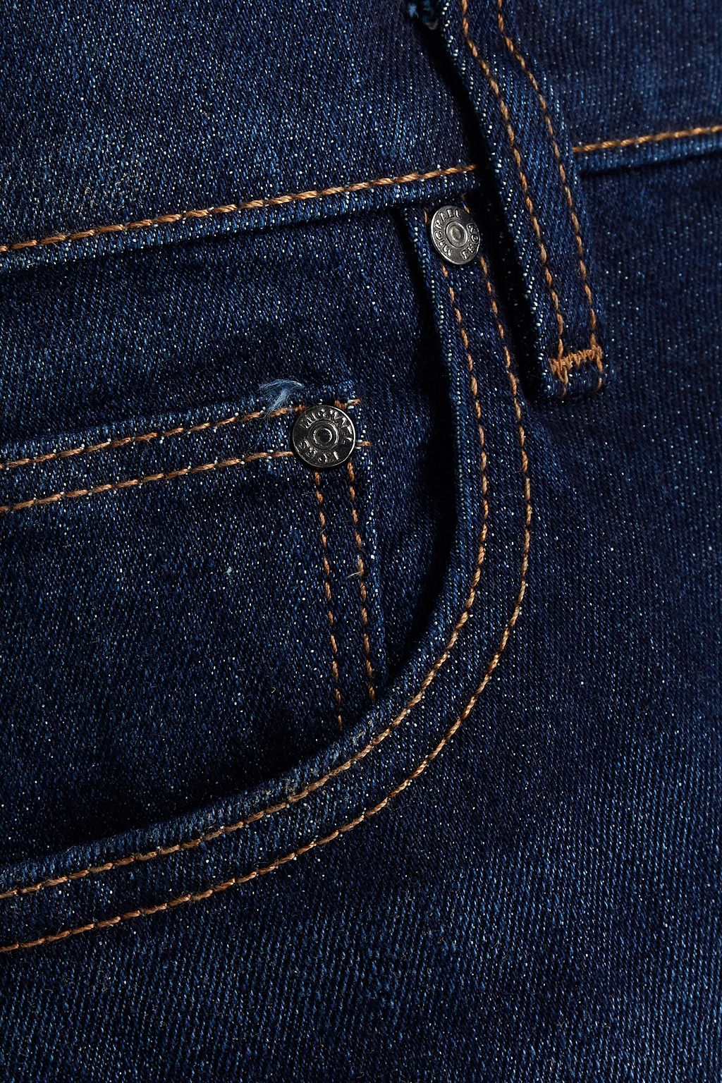 MICHAEL KORS Jeans mit schmalem Bein und Sitzfalten aus Denim