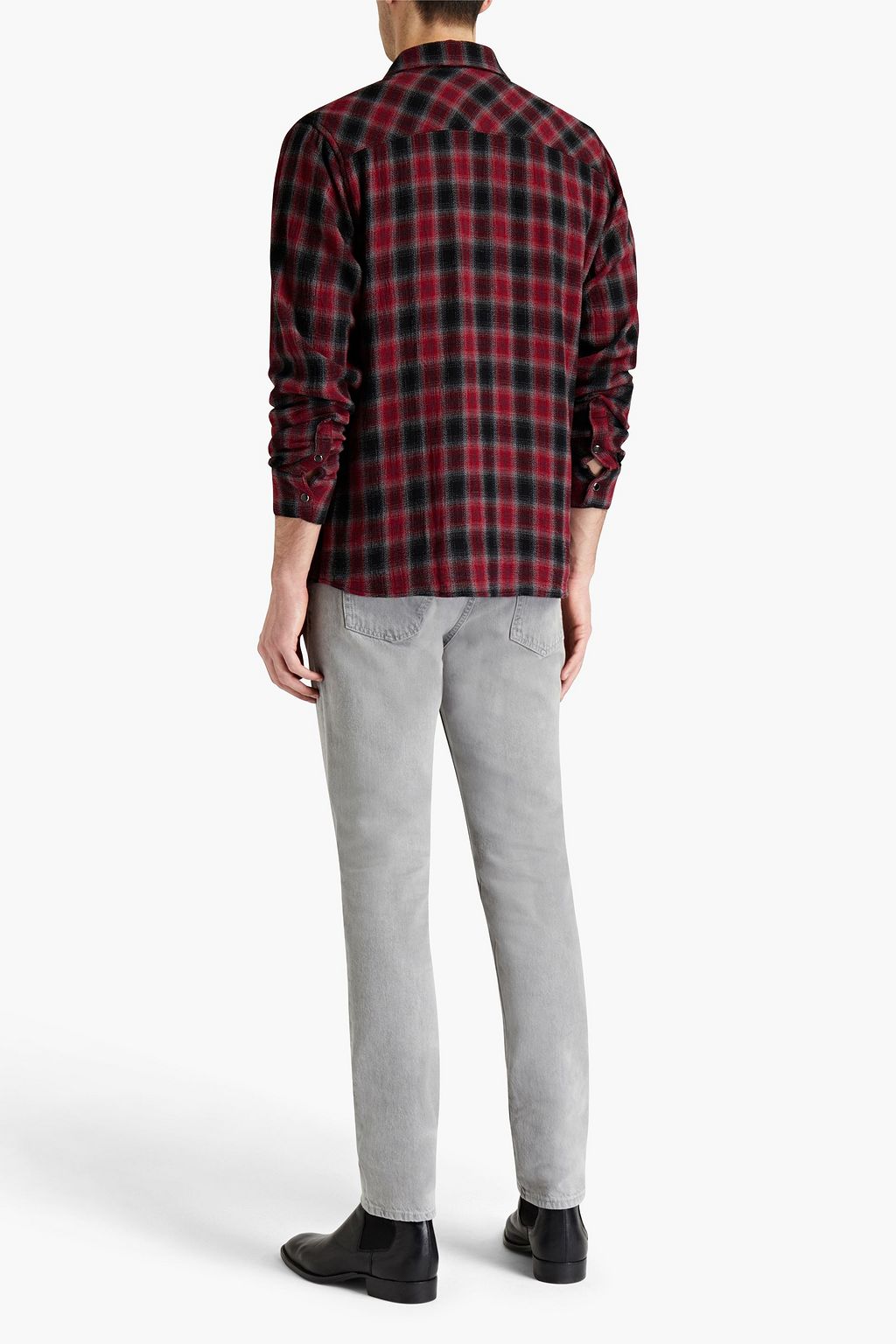 IRO Shelley checked cotton shirt
