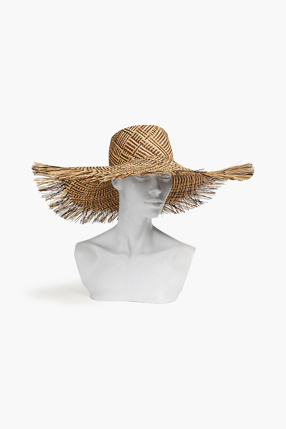 Eugenia Kim Valentina Braided Straw Sunhat In Beige