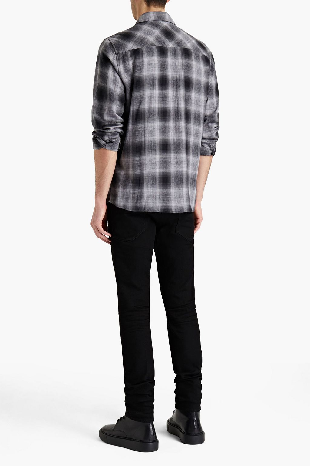 IRO Cornell checked cotton-flannel shirt