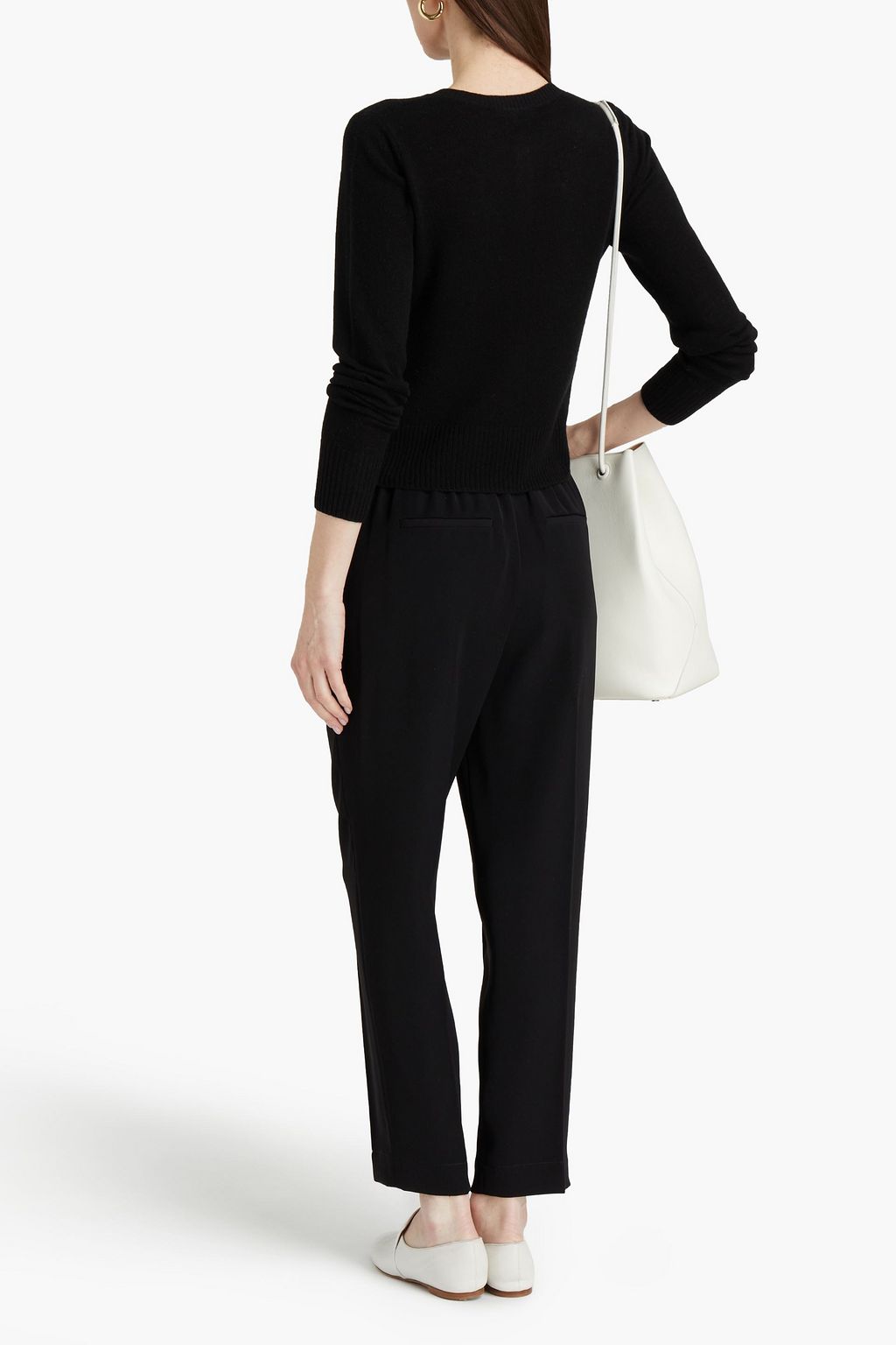 VINCE. Cropped cady tapered pants
