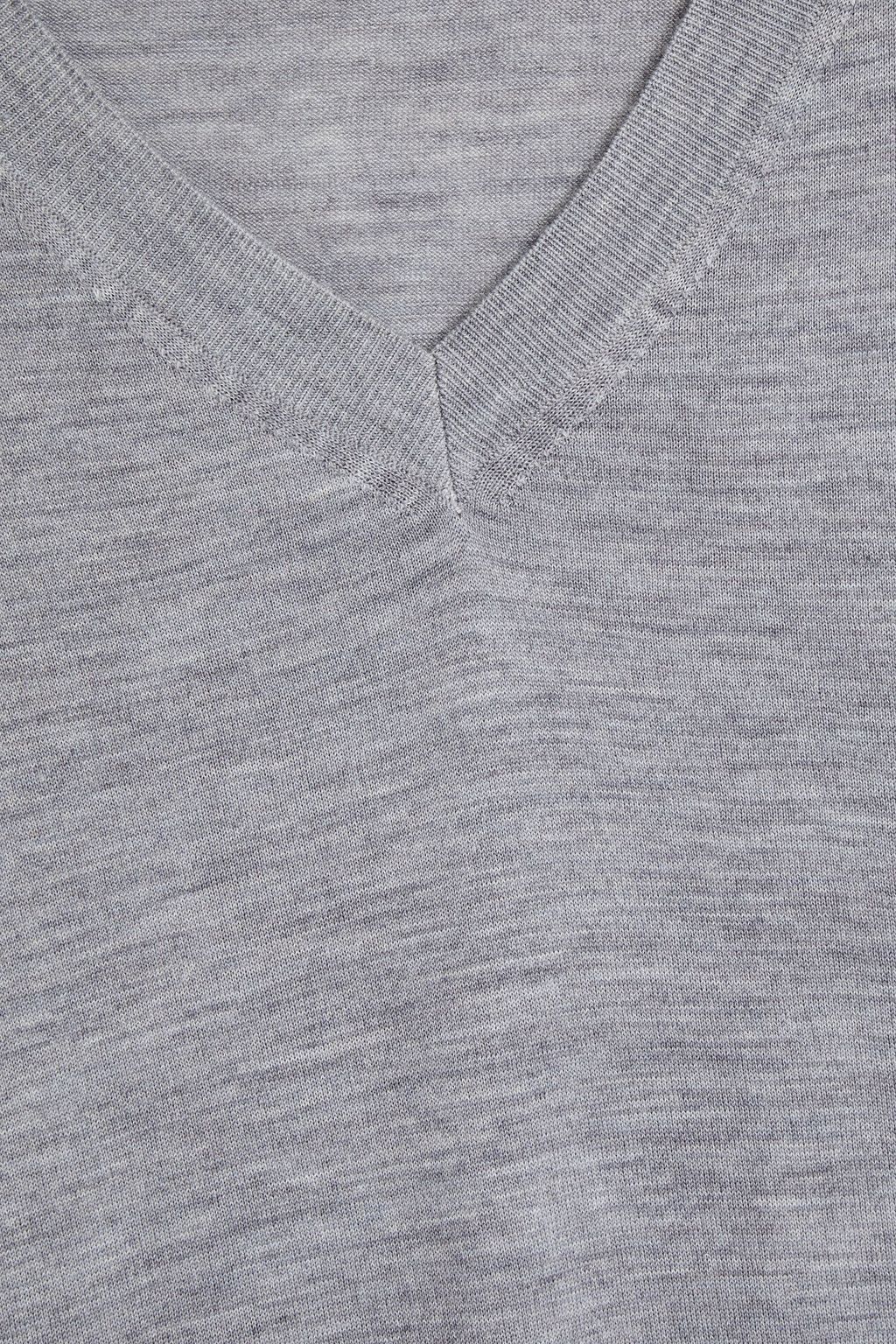 IRO Arano mélange merino wool sweater