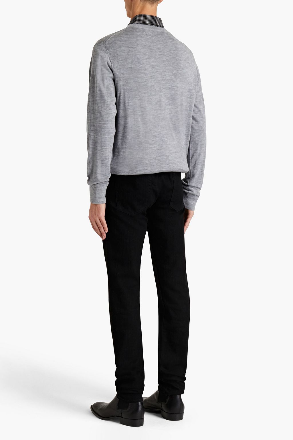 IRO Arano mélange merino wool sweater