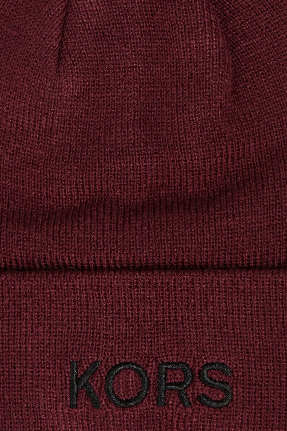 MICHAEL KORS EMBROIDERED KNITTED BEANIE