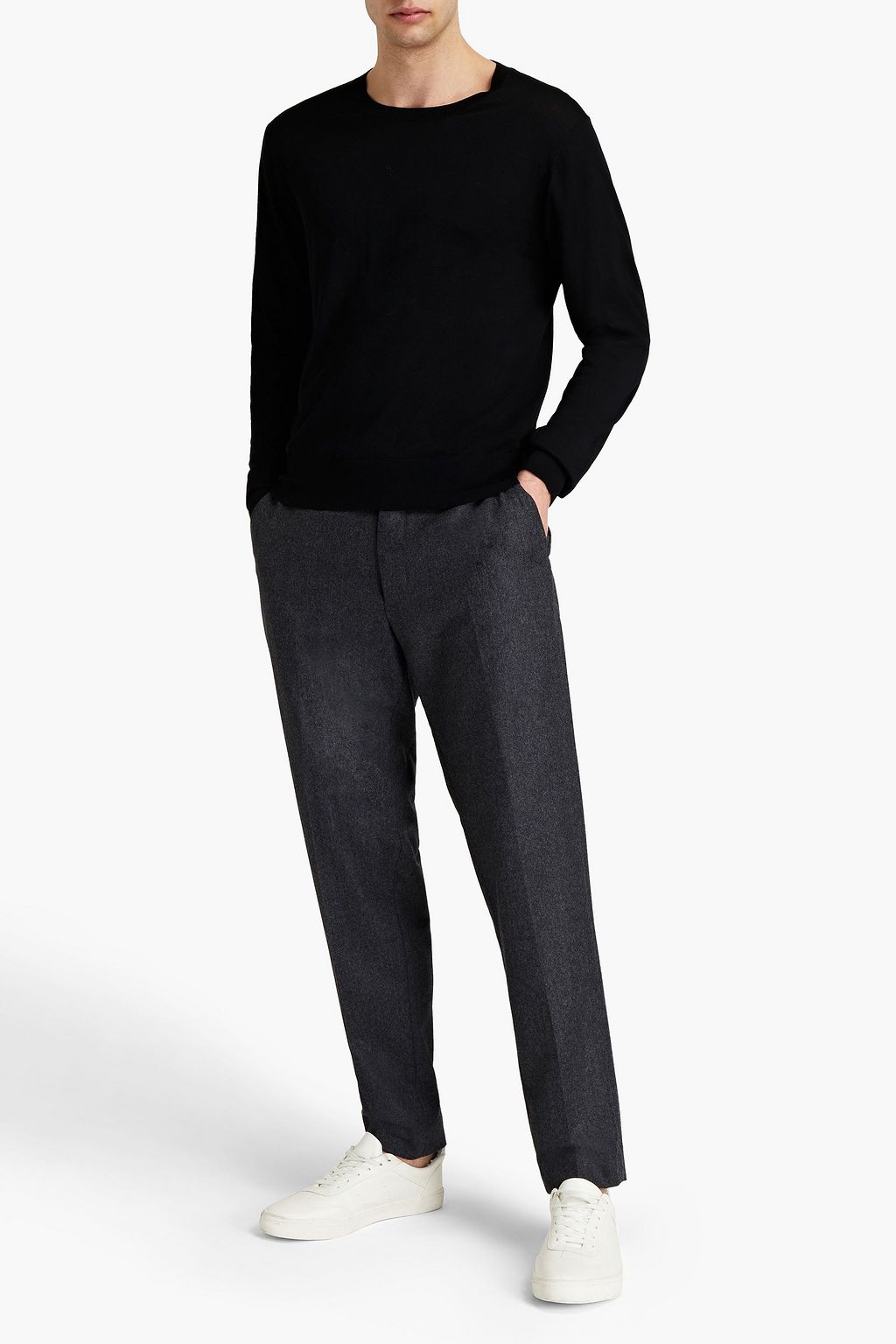IRO Arno mélange merino wool sweater