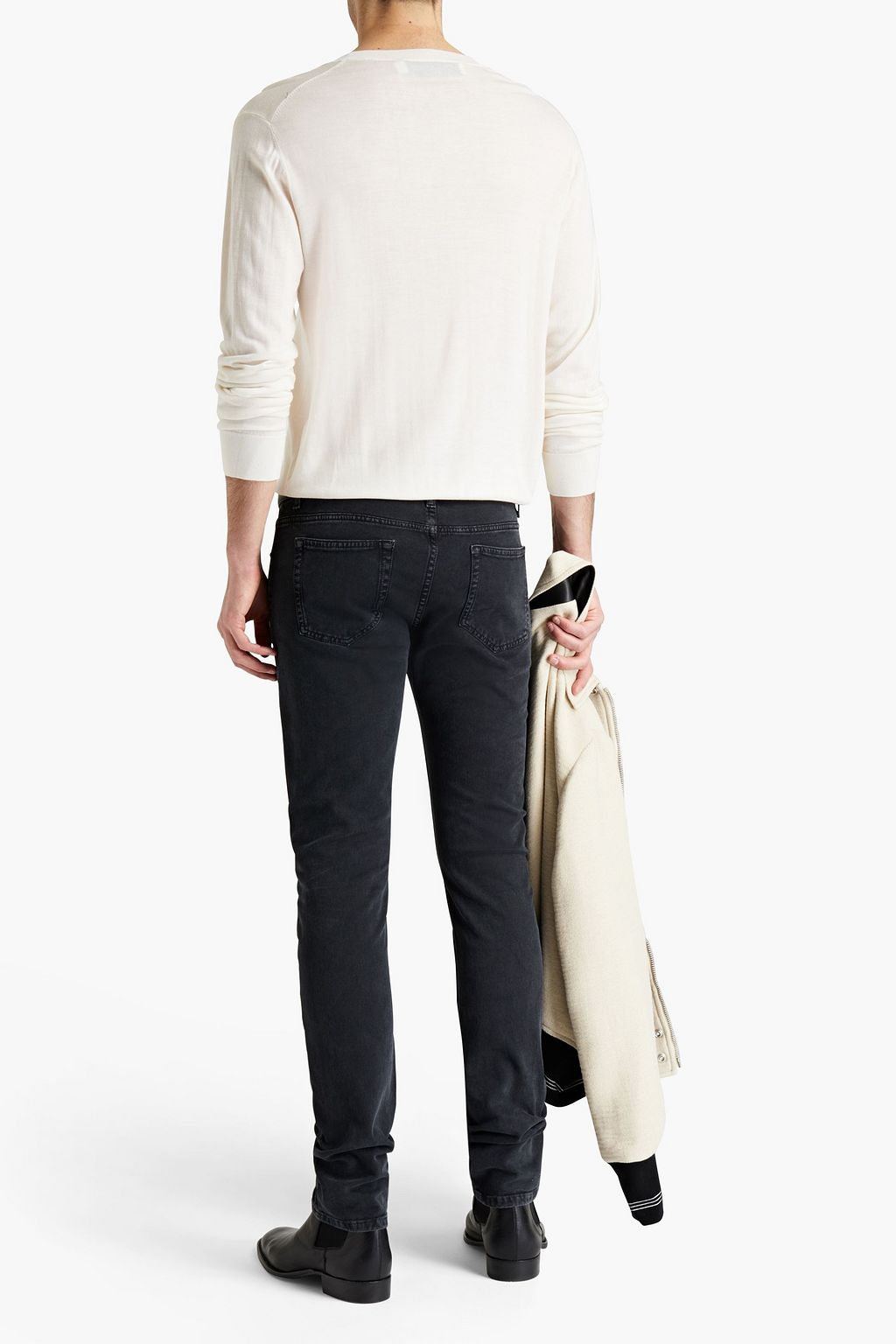 IRO Arno mélange merino wool sweater