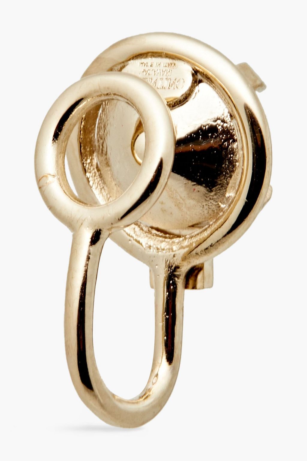 VALENTINO GARAVANI Gold-tone faux pearl clip earrings