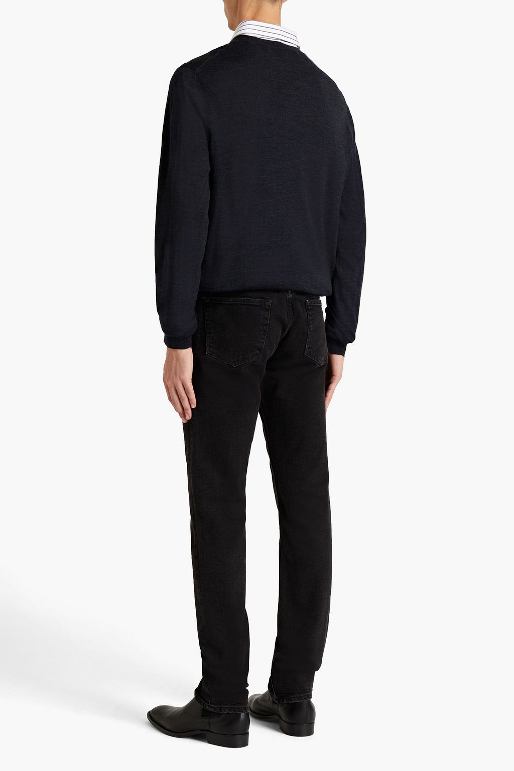 IRO Arano mélange merino wool sweater