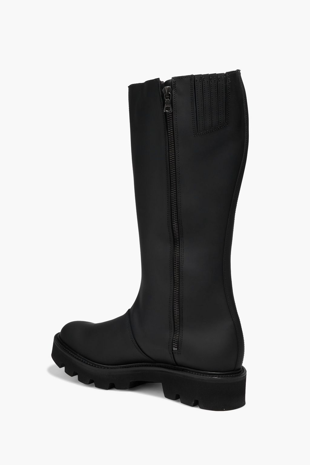 GRENSON Nessa rubberized leather knee boots