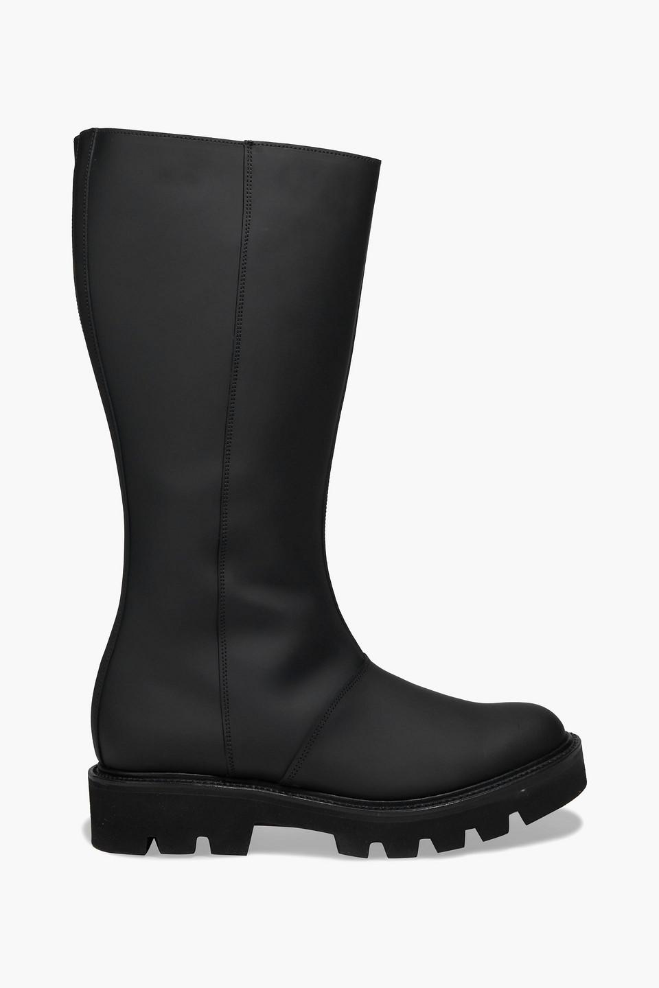 Grenson Nessa rubberized leather knee boots