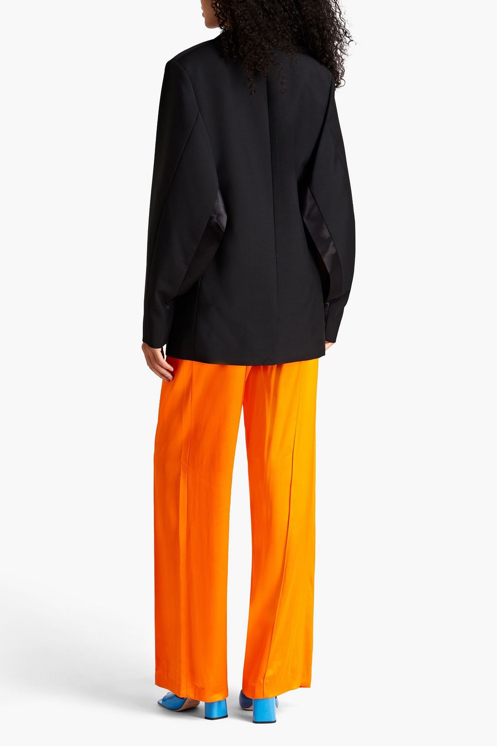 ROKSANDA Wool and mohair-blend crepe blazer