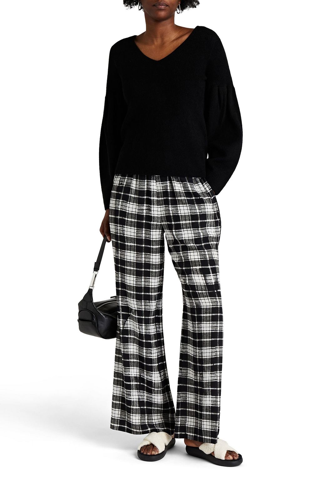 NAADAM Ribbed mélange cashmere sweater