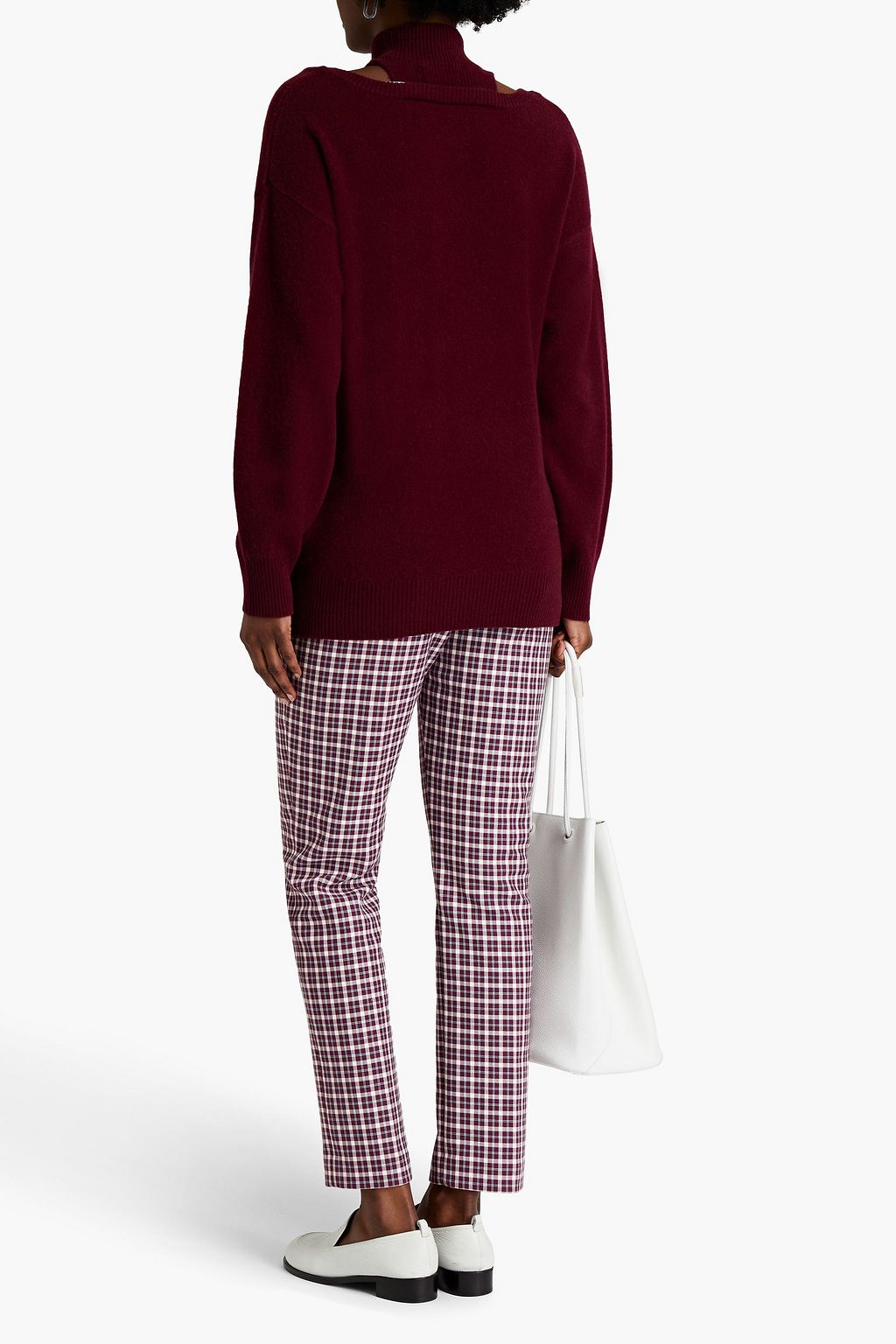 NAADAM Cutout cashmere turtleneck sweater