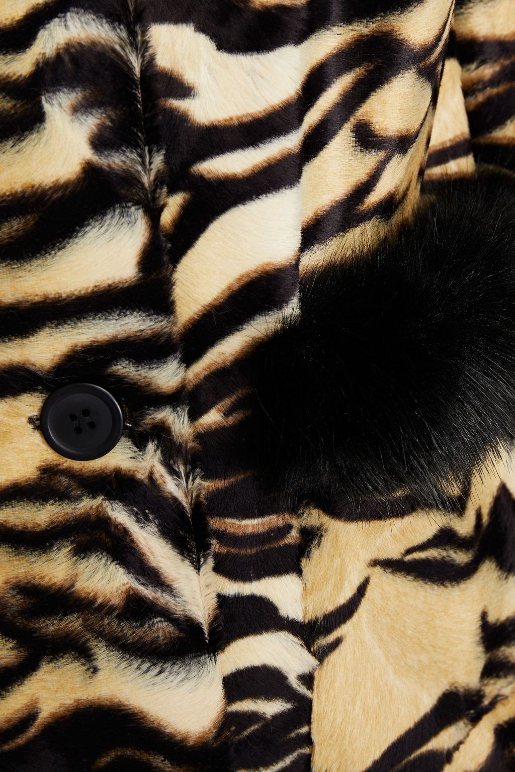 SHRIMPS Duke leopard-print faux fur jacket