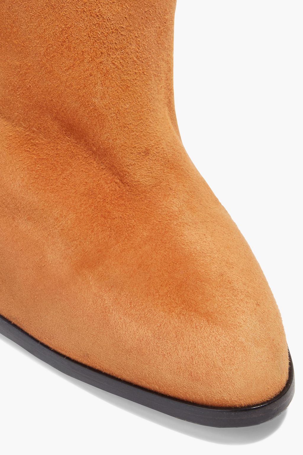 ETRO Leather-trimmed suede knee boots