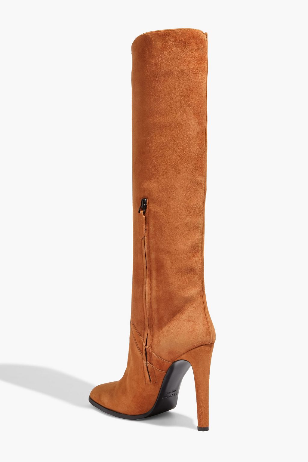ETRO Leather-trimmed suede knee boots