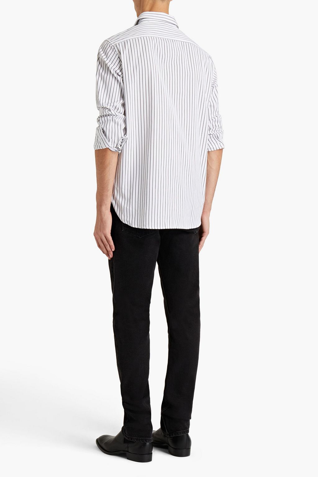 IRO Chester striped cotton-poplin shirt