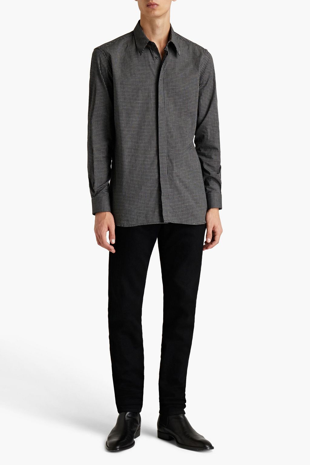 IRO Cartney checked cotton shirt