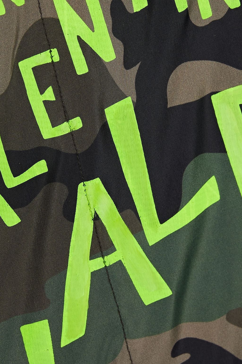 VALENTINO GARAVANI Printed shell hooded raincoat