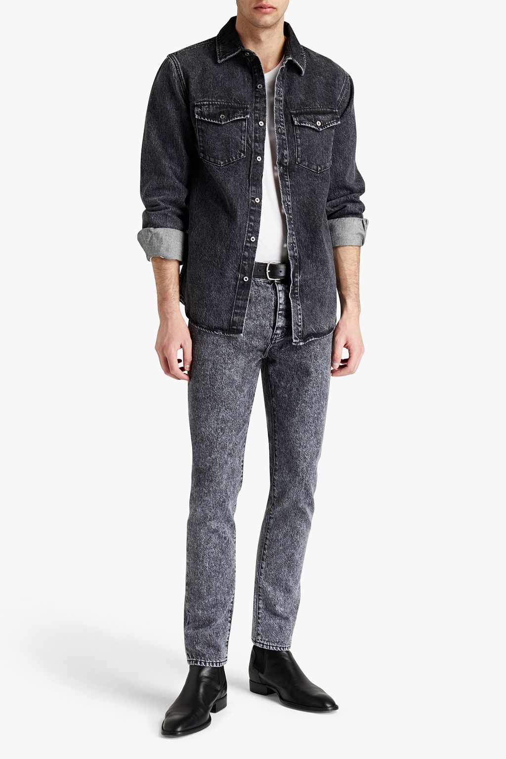 IRO Waipio faded denim shirt