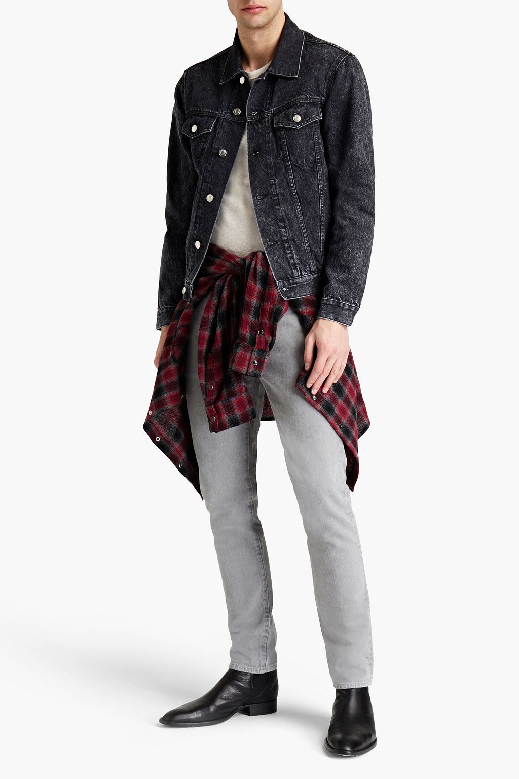 IRO Kuta Jeansjacke in ausgewaschener Optik