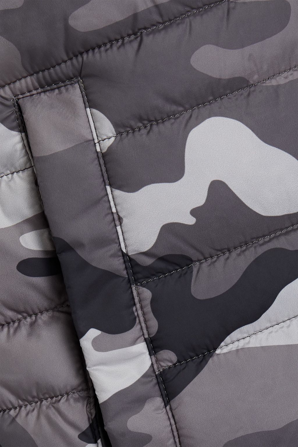 MICHAEL KORS Reversible camouflage-print quilted shell down vest