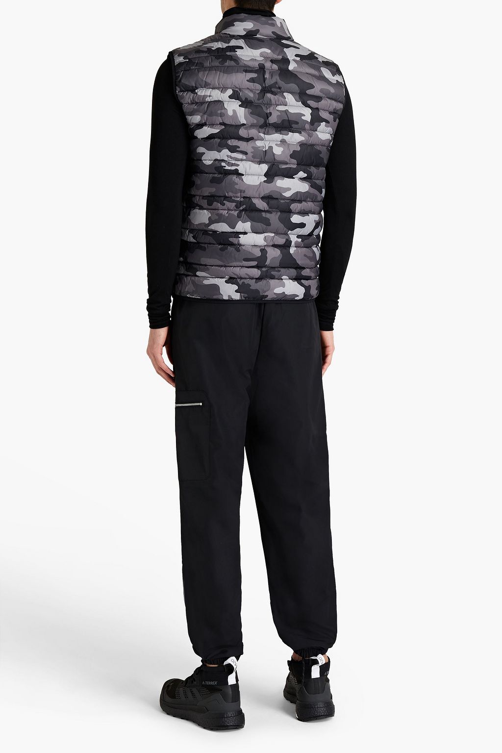 MICHAEL KORS Reversible camouflage-print quilted shell down vest