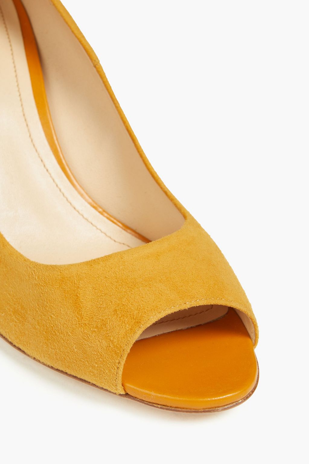 TOD'S Suede wedge pumps
