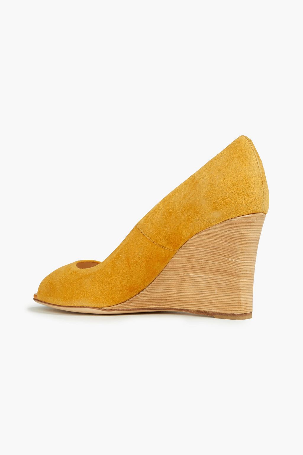 TOD'S Suede wedge pumps